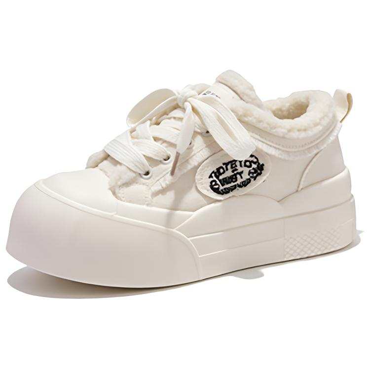 JBBCN Skateboard Shoes Women's Low Top White