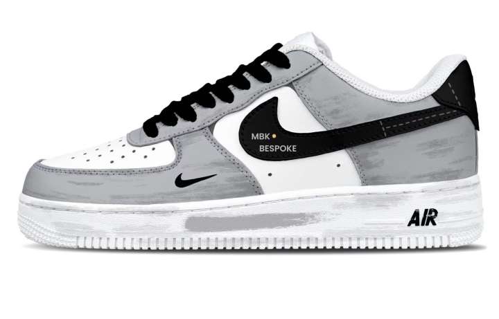 Nike Nike Air Force 1 Skateboard Shoes Unisex Low Top Gray
