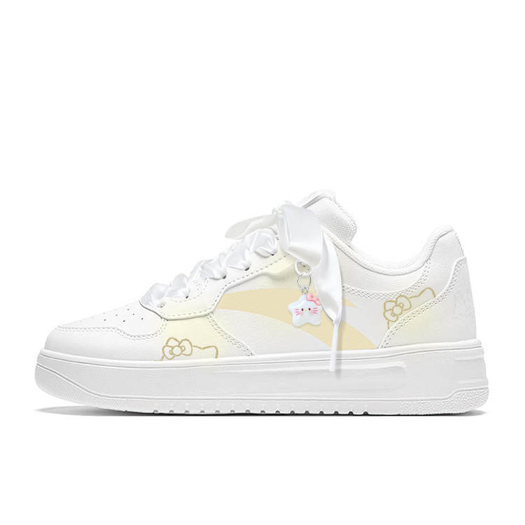 ANTA Easy Skateboard Shoes Women's Low Top White