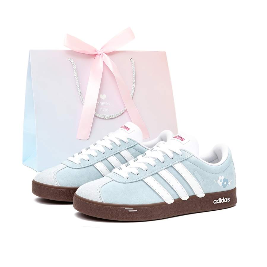 Adidas Adidas Vl Court Classic German Army Trainers Women's Low Top White