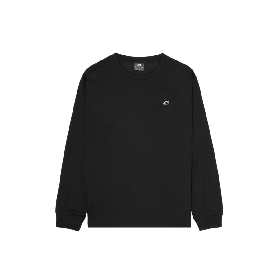 New Balance New Balance UNI Essential T Shirts Men's Black Crew Neck Moderate Straight Fit