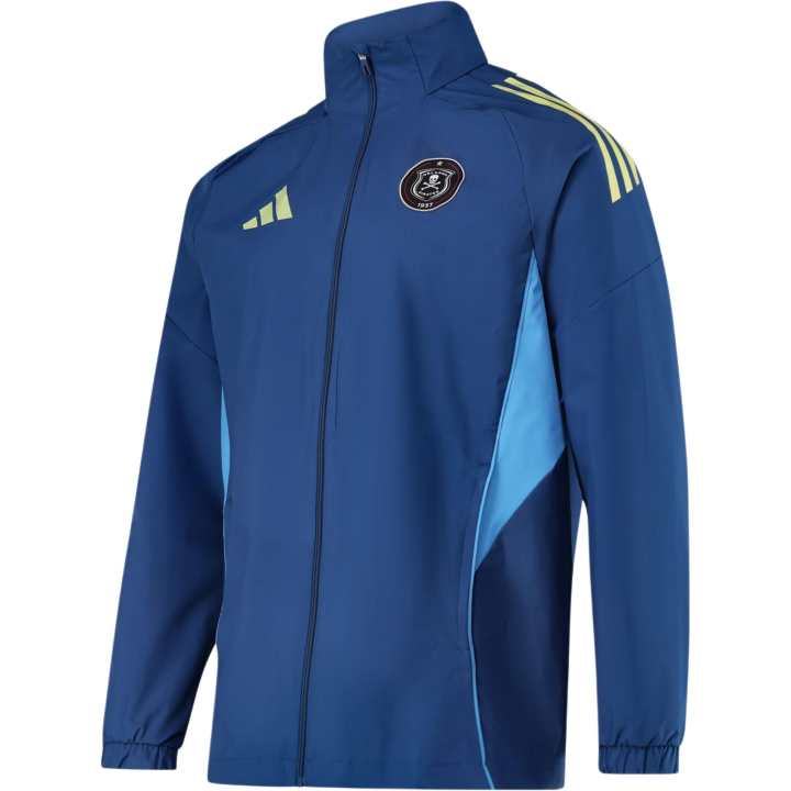 Adidas Adidas Jackets Men's Blue Hooded Detachable Moderate