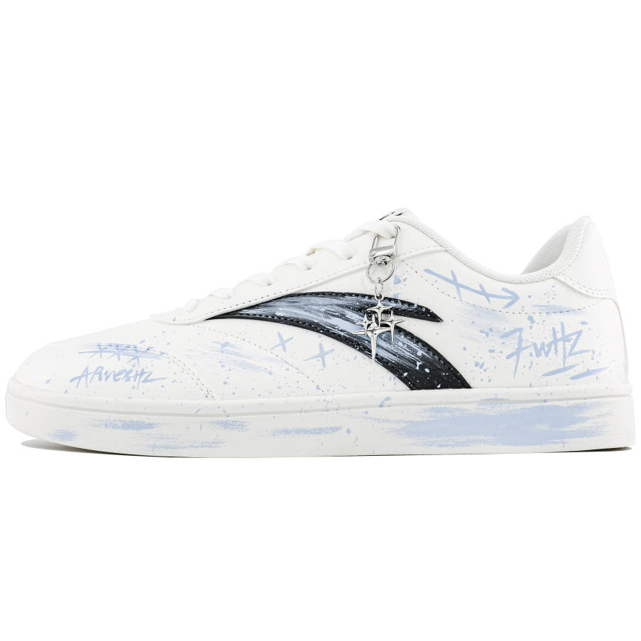 ANTA Active Skateboard Shoes Men's Low Top White/Black