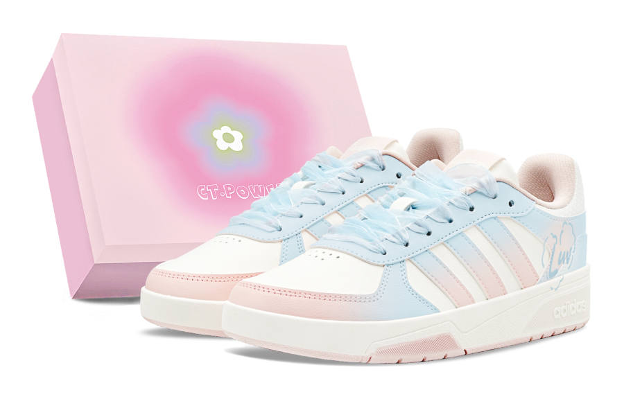Adidas Adidas COURTBEAT Skateboard Shoes Unisex Low Top White