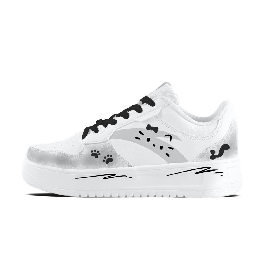 ANTA Easy Skateboard Shoes Unisex Low Top White