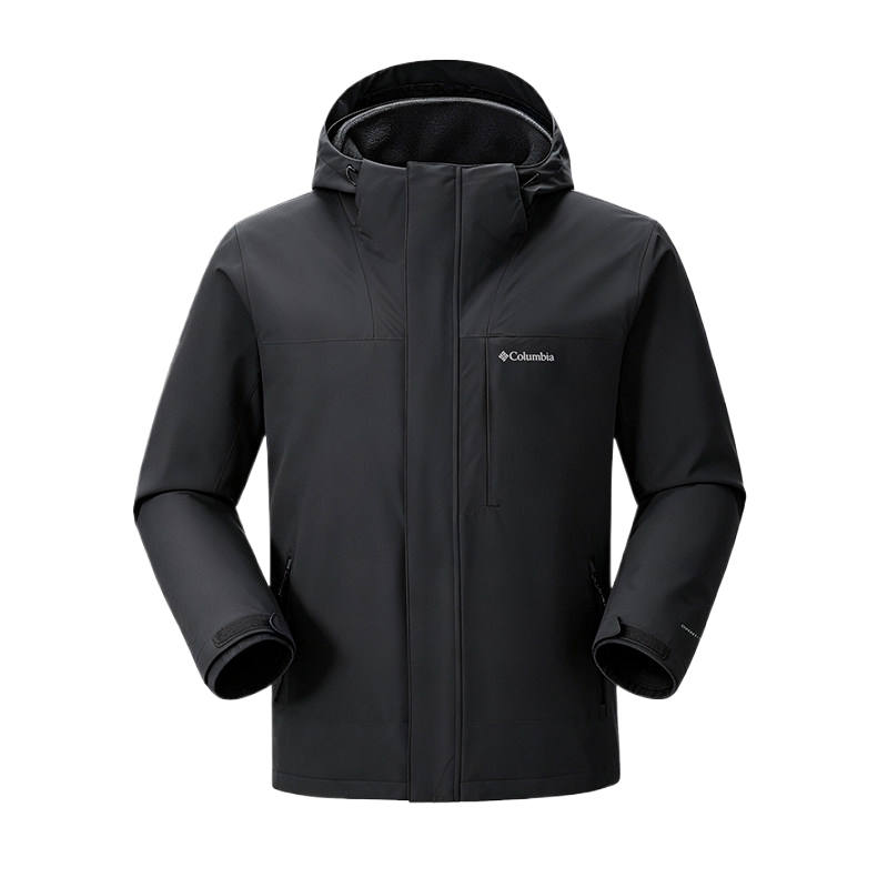 Columbia Windbreaker Jackets Men's Hooded Non Detachable Moderate
