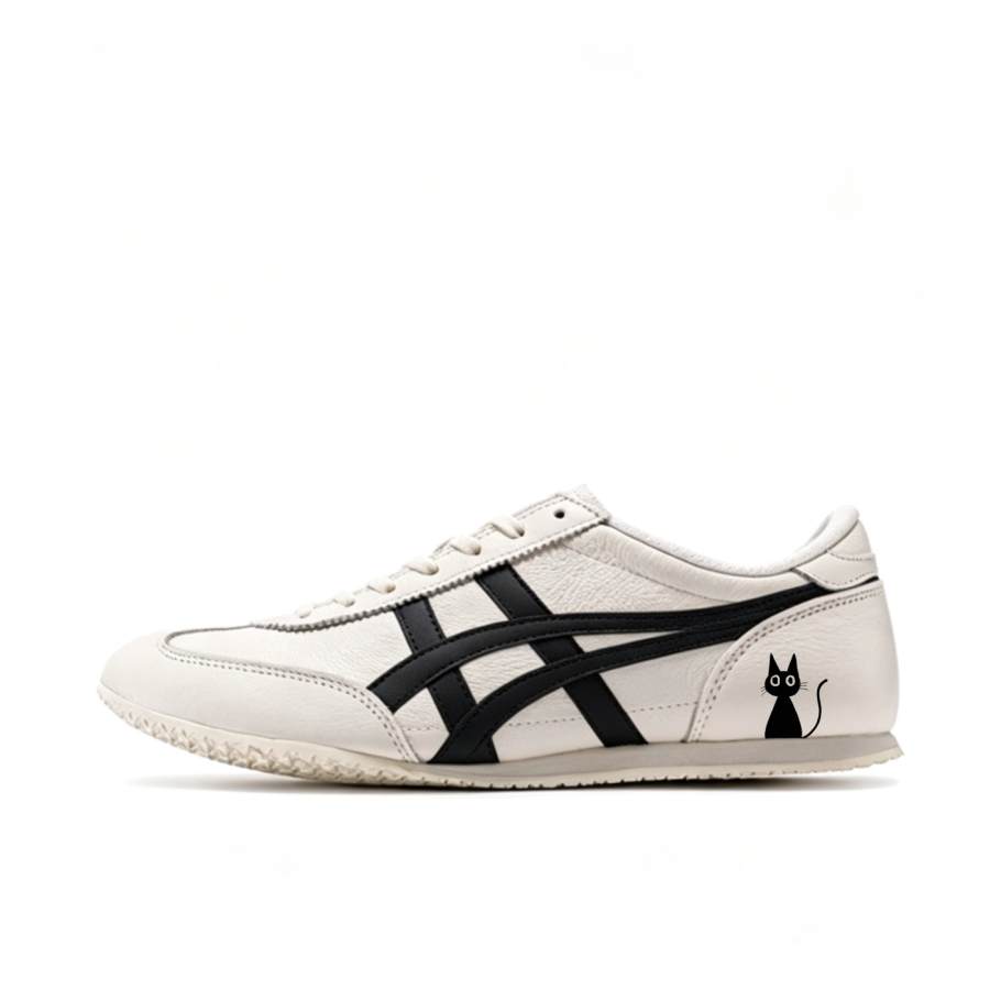 Onitsuka Tiger Machu Racer Casual Shoes Unisex Low Top White & Color Block Design