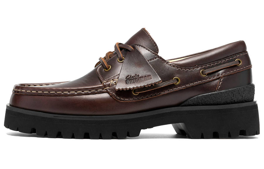 Clarks Men's Casual Shoes Men's Low Top Black/Brown Color