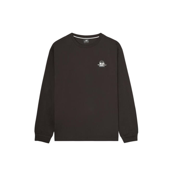 New Balance New Balance T Shirts Unisex Brown Crew Neck Moderate