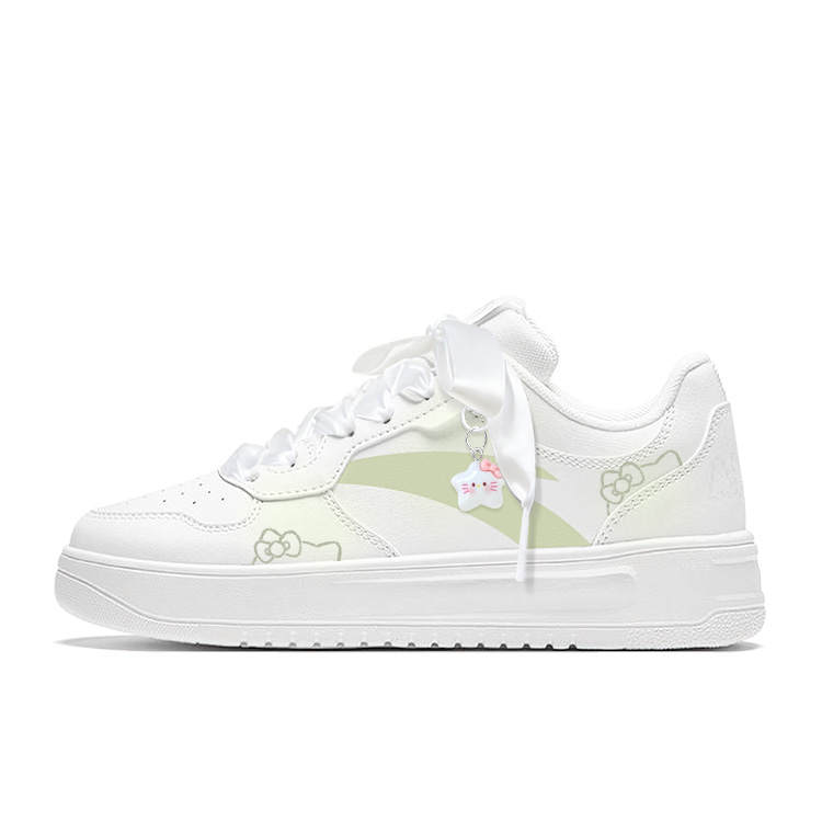ANTA Easy Skateboard Shoes Women's Low Top Green