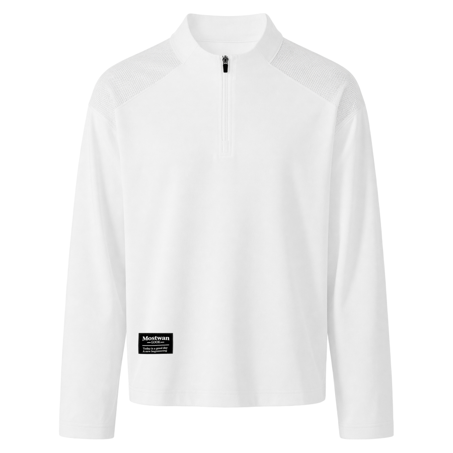 MostwantedLab T Shirts Unisex Stand Collar Thin Straight Fit