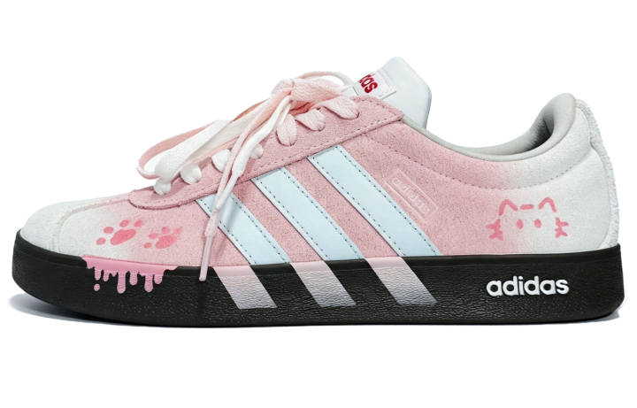 Adidas Adidas Vl Court Classic German Army Trainers Unisex Low Top Beige