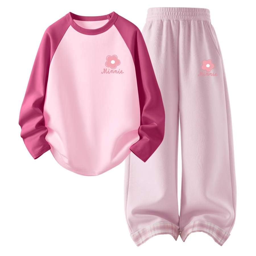 Disney Kids Casual Sportswear Crew Neck Thin Stretch Breathable