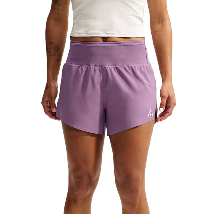 Nike Nike ACG DRI FIT Running Shorts Women's Violet Lavender Dust/Mineral Slate/Peak White Moderate