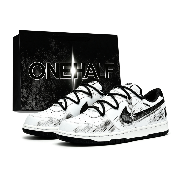 Nike Nike Big Skateboard Shoes Men's Low Top Black