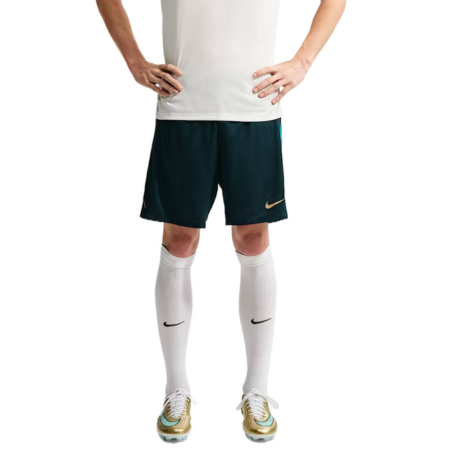 Nike Nike Dri Fit Strike Soccer Bottoms Men's Midnight Spruce Green/Rio Blue Green/Element Gold/Metal Gold Moderate