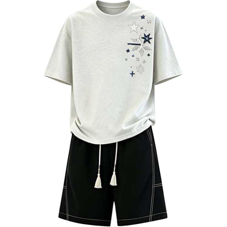 Sugarfunk Sugarfunk Casual Sportswear Men's Crew Neck Thin