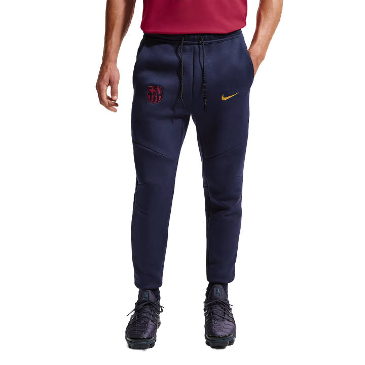 Nike Nike FC Knitted Sweatpants Men's Blackized Blue/Mineral Yellow Moderate