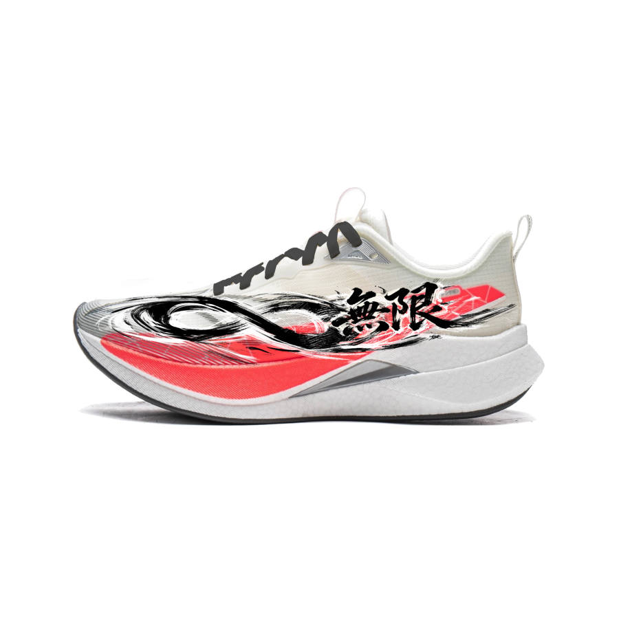 Li-Ning Li Ning Running Shoes Men's Low Top Black White Ink Wash Style Colorway