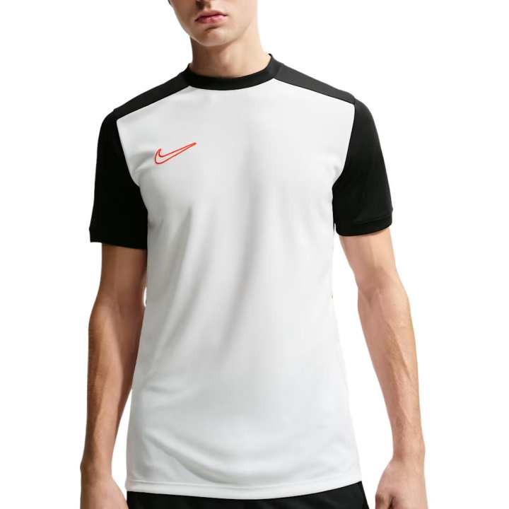 Nike Nike Academy Soccer Jerseys Men's White/Black/Bright Dark Red/Bright Dark Red Crew Neck