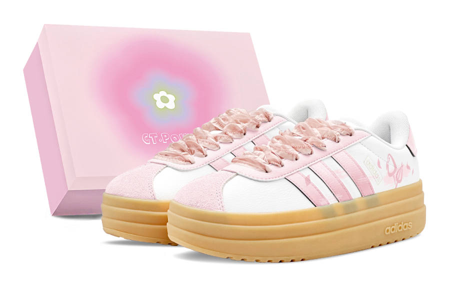 Adidas Adidas VL Court Bold German Army Trainers Women's Low Top White