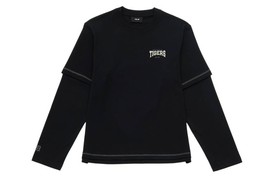 MLB Detroit Tigers T Shirts Unisex Detroit Tigers/Black Crew Neck Moderate