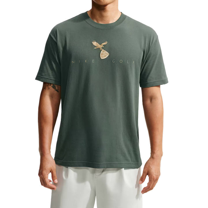 Nike Nike Golf Clothing Men's Green Camouflage Crew Neck Moderate
