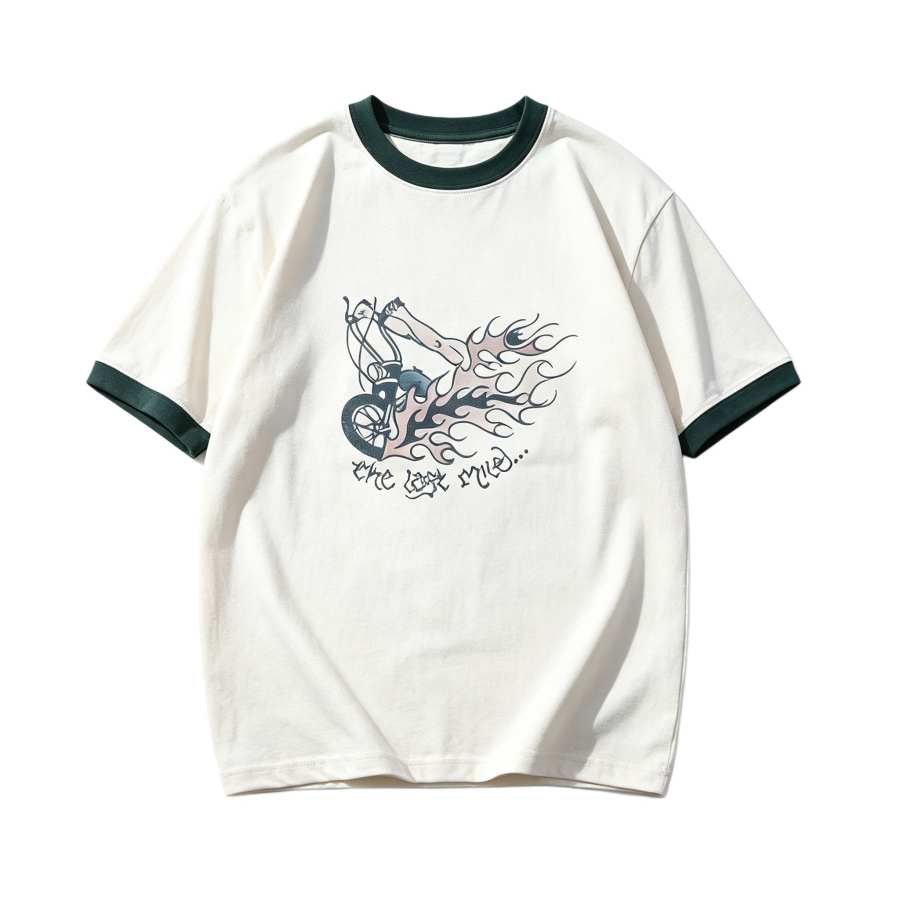 Sugarfunk T Shirts Women's Crew Neck Moderate Straight Fit