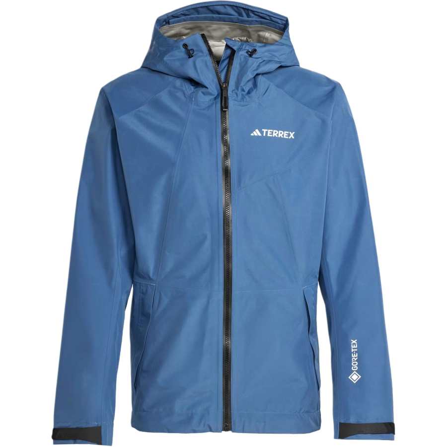 Adidas Adidas Hiking Breathable, Waterproof And Windproof Windbreaker Jacket Men's Blue