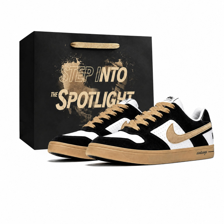 Nike Nike SB Delta Skateboard Shoes Unisex Low Top Black/White/Brown