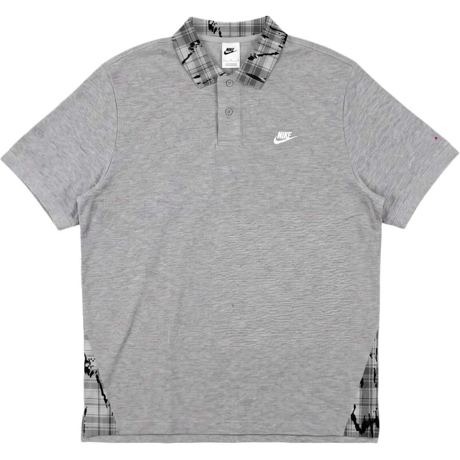 Nike Nike Club Polo Shirts Unisex Gray Lapel Moderate