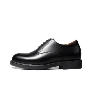 Zuti British Business Calfskin Derby Shoes Dress Shoes Men's Black