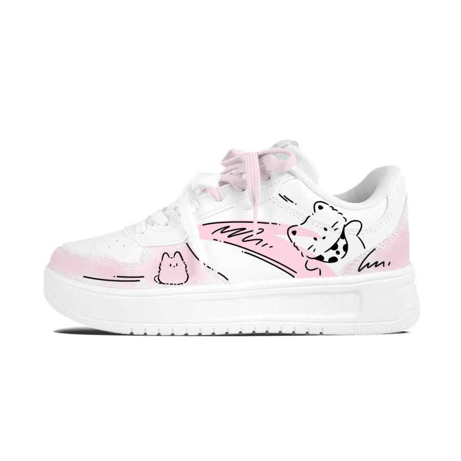 ANTA Easy Skateboard Shoes Unisex Low Top White