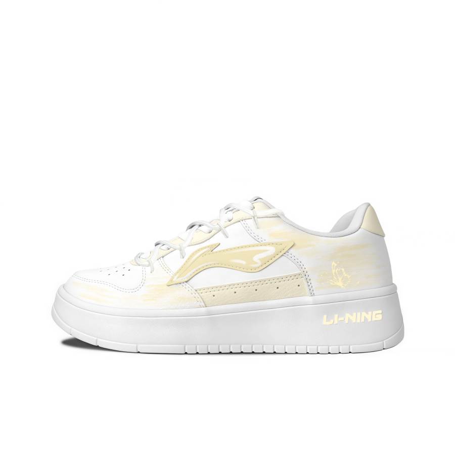 Li-Ning Li Ning Floating Boat Skateboard Shoes Unisex Low Top Yellow