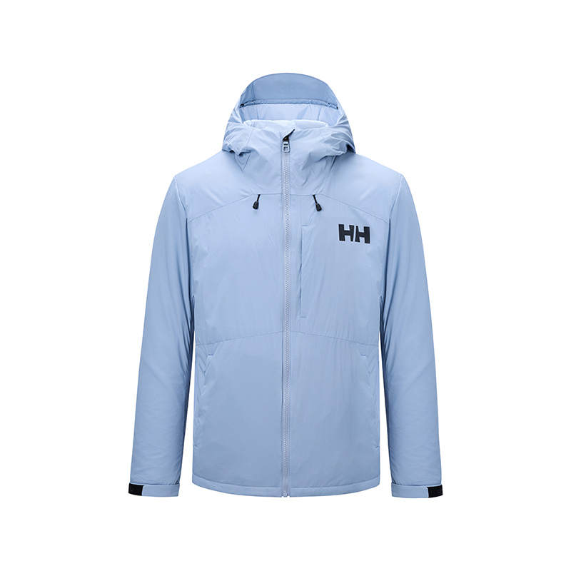 HELLY HANSEN Puffer Jackets Men's Hooded Non Detachable Moderate Straight Fit