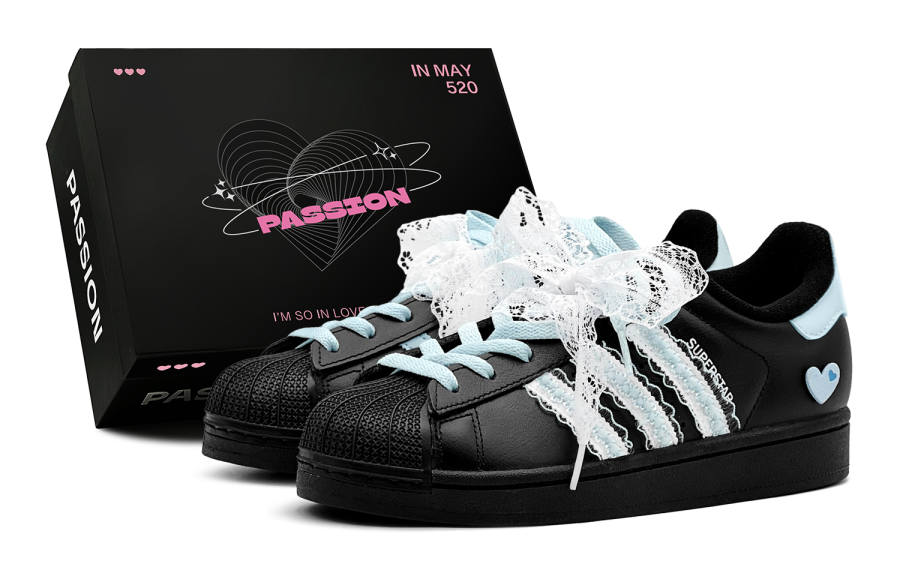 Adidas Originals Superstar 2 Skateboard Shoes Unisex Low Top Black