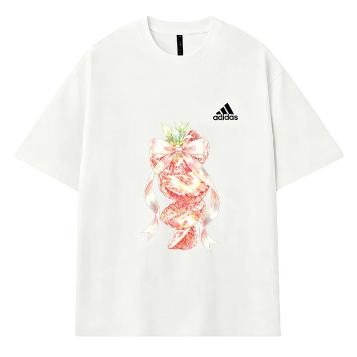 Adidas Adidas MUST HAVES T Shirts Unisex Ecru Crew Neck