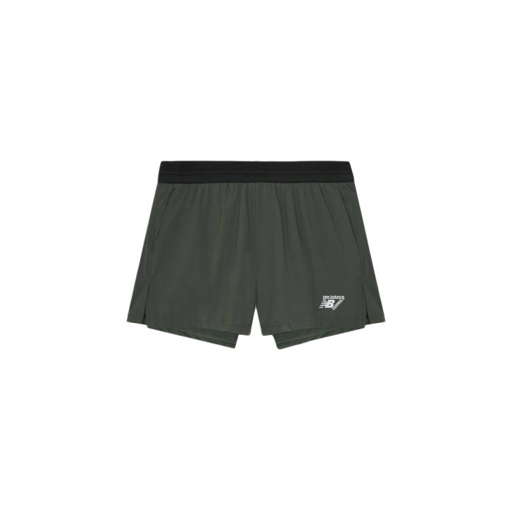 New Balance New Balance Running Shorts Unisex Charcoal Gray Moderate