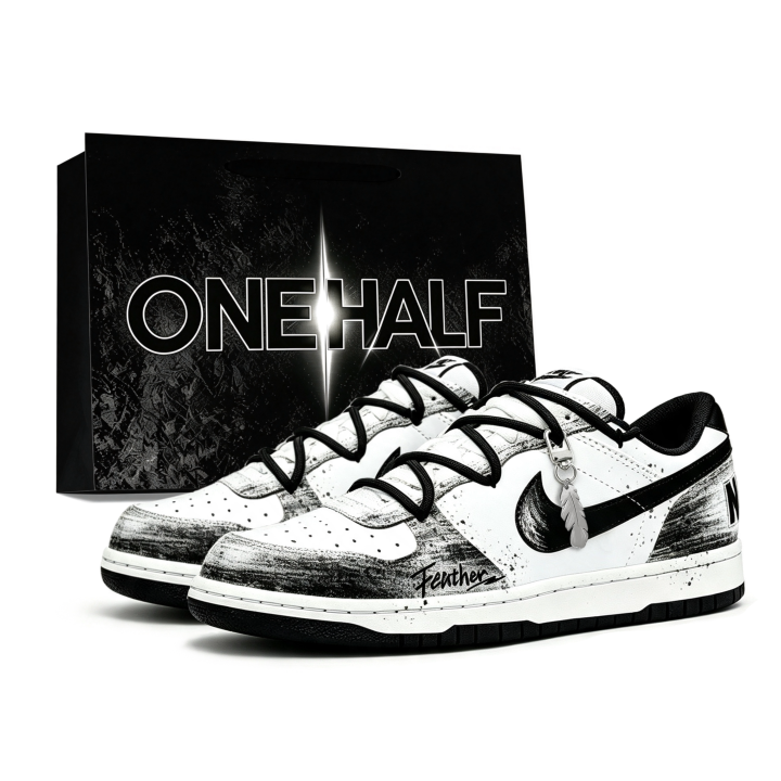 Nike Nike Big Skateboard Shoes Men's Low Top Black