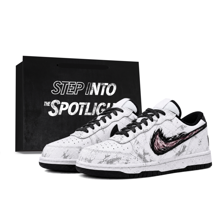 Nike Nike Big Skateboard Shoes Men's Low Top Black