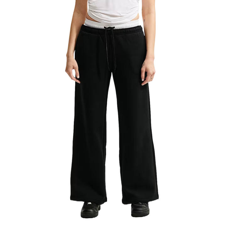 Nike Nike Knitted Sweatpants Women's All Black/Sail White Moderate Wide Leg Pants