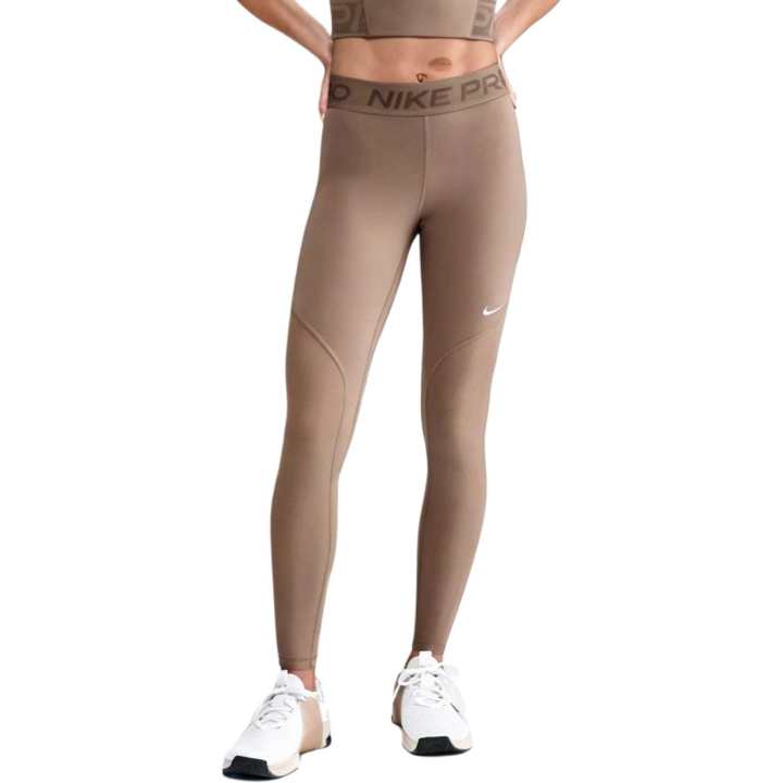 Nike Nike Pro Sports Pants Women's Mink Brown/Ironstone/White Moderate