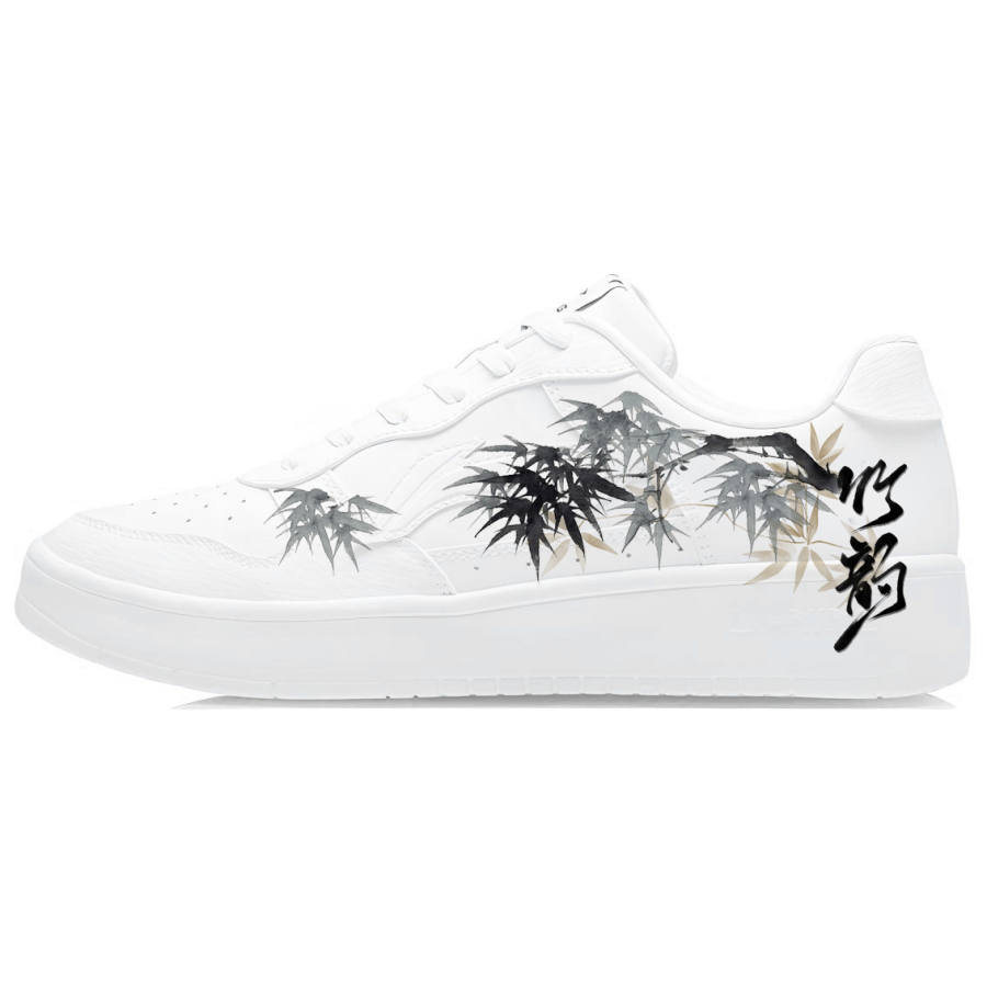 Li-Ning Li Ning Floating Boat Skateboard Shoes Men's Low Top Black, White