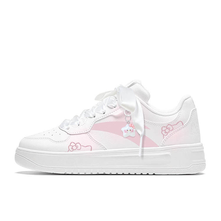 ANTA Easy Skateboard Shoes Women's Low Top Pink