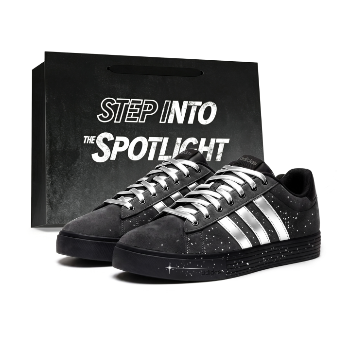 Adidas Adidas Daily 4.0 Skateboard Shoes Unisex Low Top Black/Gray/Silver