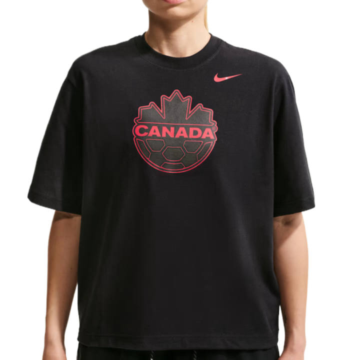 Nike Nike Canada T Shirts Women's Black Crew Neck Moderate