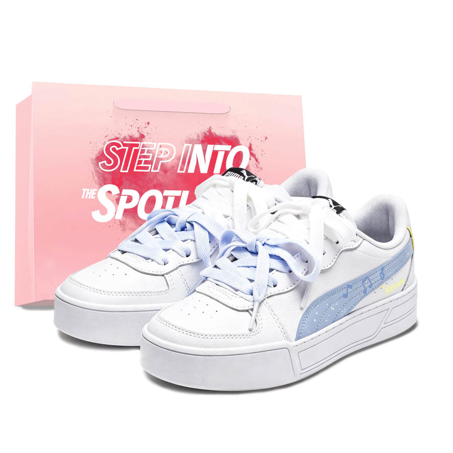 PUMA Skye Skateboard Shoes Women's Low Top Light Blue