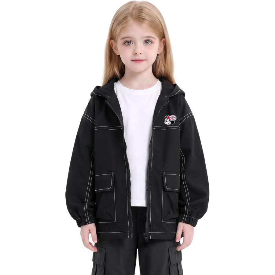 Disney Grade School Jackets Hooded Non Detachable Moderate Stretch
