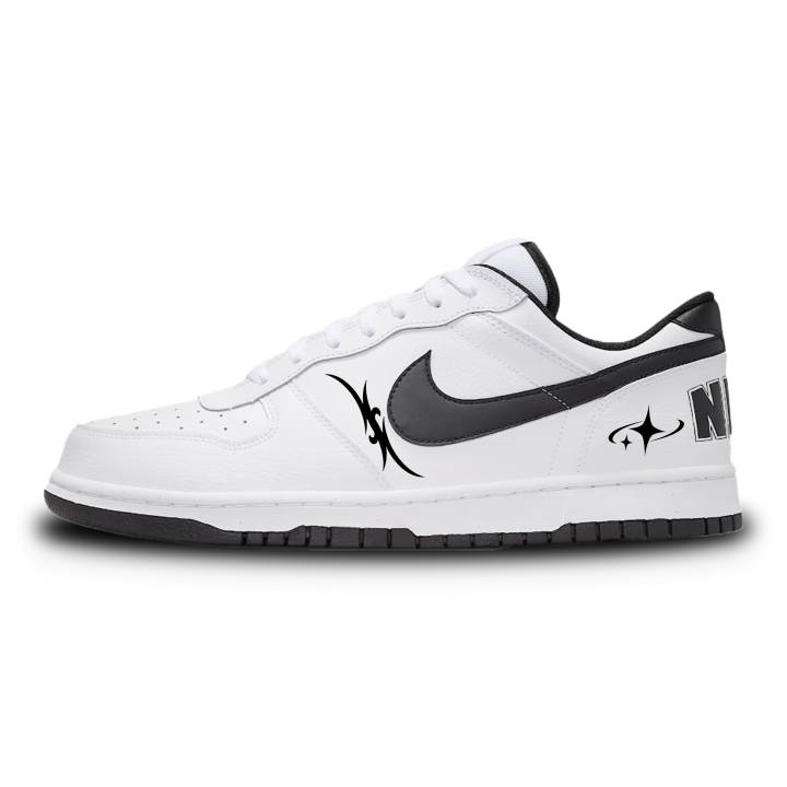 Nike Nike Big Skateboard Shoes Unisex Low Top Black Gray Color