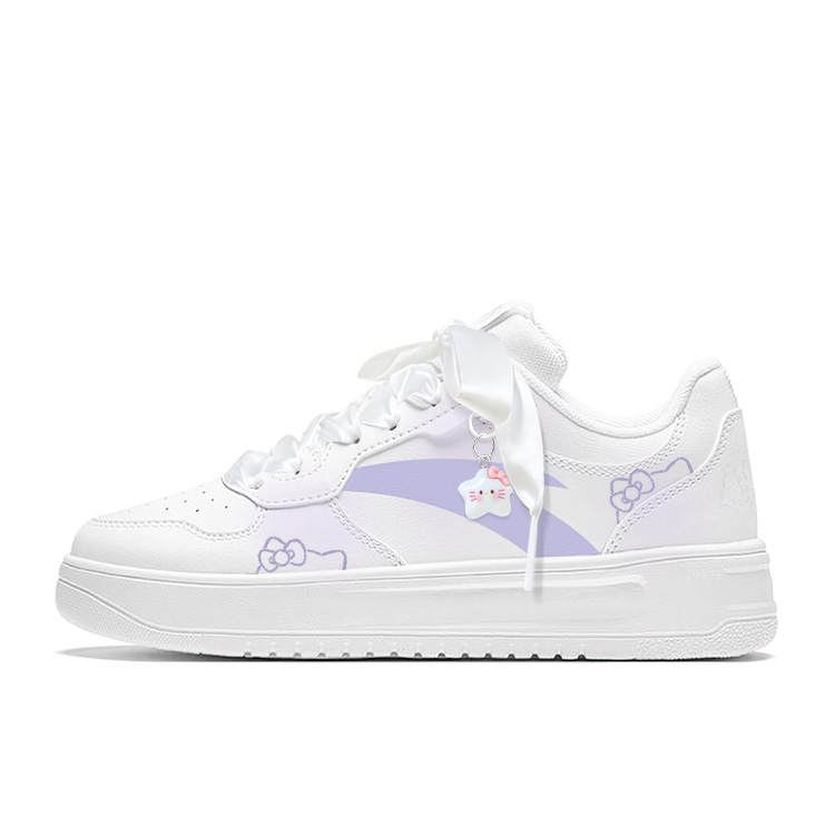 ANTA Easy Skateboard Shoes Women's Low Top Purple